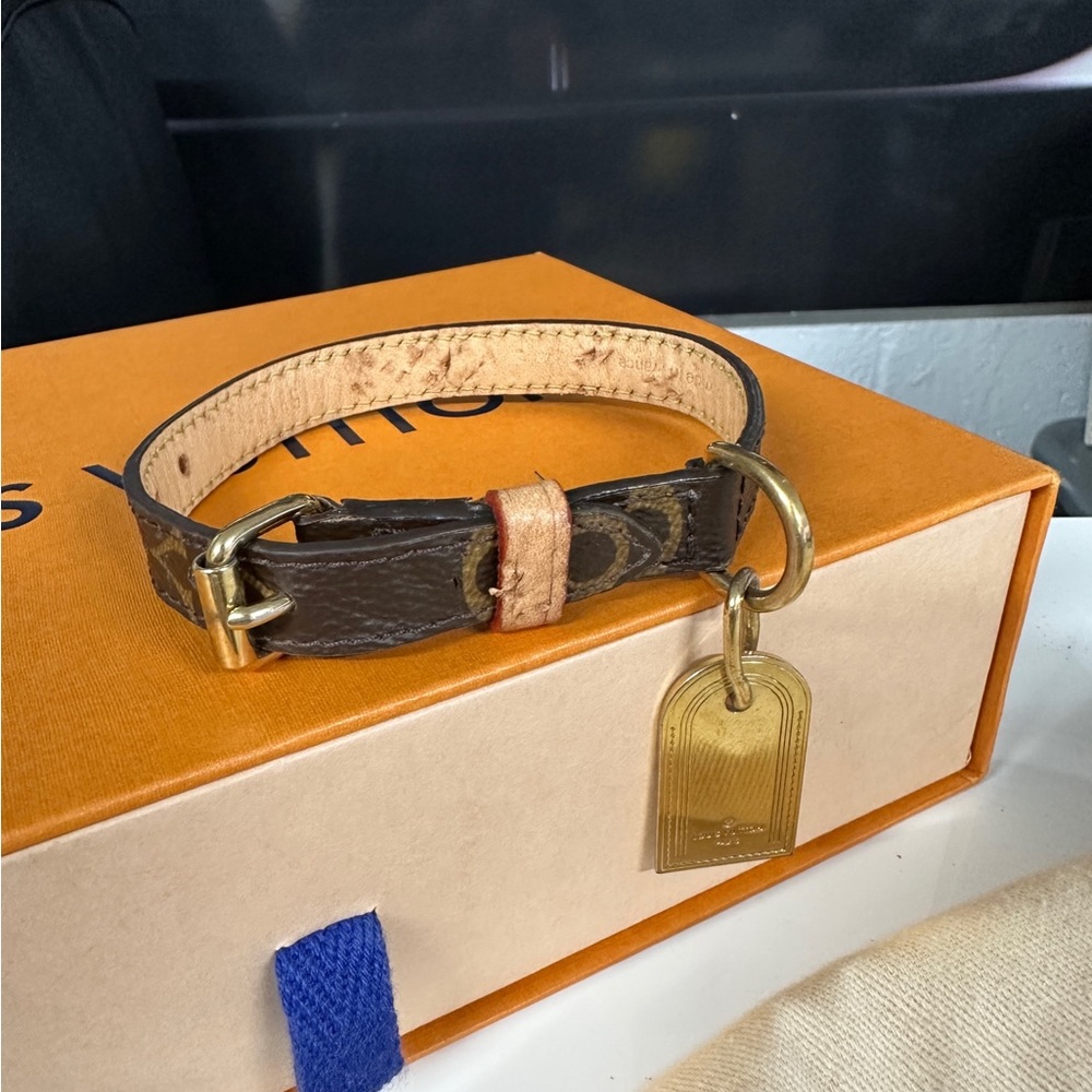 Louis Vuitton dog collar
